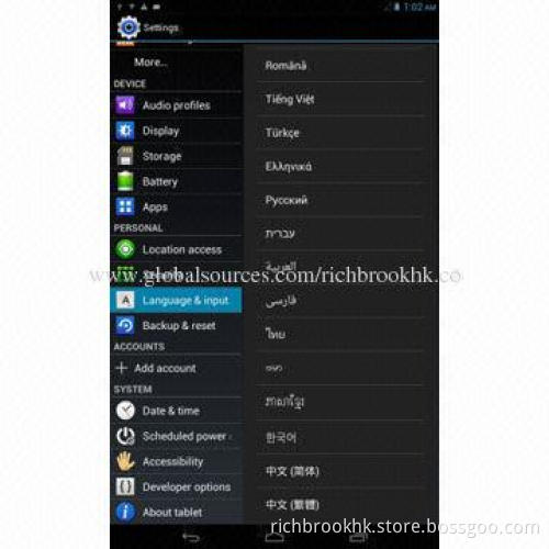 9-inch MTK6572 built-in 3G tablet PC, T9572